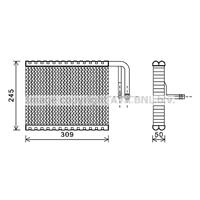 Klimaanlage Verdampfer