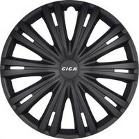 4-Delige Wieldoppenset Giga 13-inch mat zwart