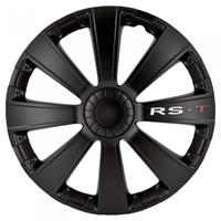 AutoStyle wieldoppen RS T 16 inch ABS zwart set van 4