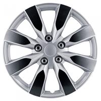 AutoStyle wieldoppen Arkansas 15 inch ABS zilver/gunmetal set van 4