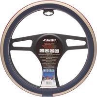 Simoni Racing stuurhoes universeel PVC 37 39 cm blauw/beige