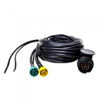 ProPlus kabelset 7 meter stekker 13 polig/connector 5 polig/DC