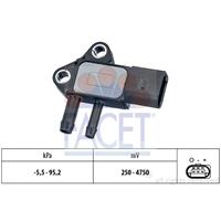 Sensor, Abgasdruck Facet 10.3297