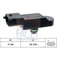 Luchtdruksensor, hoogteregelaar, MAP sensor, Sensor, vuldruk FACET, u.a. für Renault, Nissan, Dacia, Alfa Romeo, Fiat, Opel, Smart, Lancia, Vauxhall,