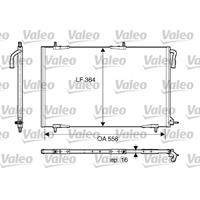 Condensor, airconditioning Valeo, u.a. für Peugeot