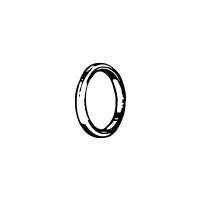 WALKER Dichtung, Abgasrohr MERCEDES-BENZ 80168 0004920281,0004920381,MR993294  0004920281
