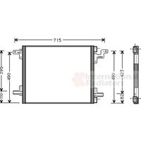 fiat AIRCO CONDENSOR 1.2 8v / 1.2 16v Type Mag 17005247