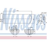 Droger, airconditioning NISSENS, Diameter (mm)60mm, u.a. für KIA