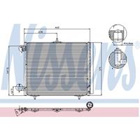 Kondensator, Klimaanlage | NISSENS (94595)