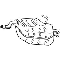 Endschalldämpfer Walker 23343