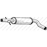 Middendemper BOSAL, u.a. für Seat, Audi, Skoda, VW