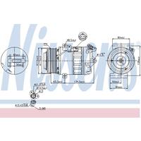 Kompressor, Klimaanlage | NISSENS (89313)