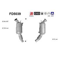 Ruß-/Partikelfilter, Abgasanlage AS FD5039