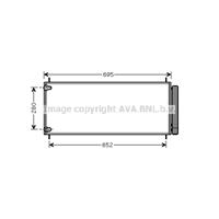 bmw Condensor, airconditioning BW5184