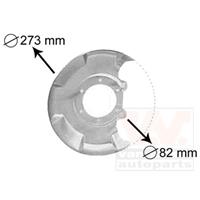 vanwezel Spritzblech, Bremsscheibe | VAN WEZEL (5810371)
