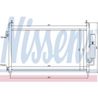 Condensor, airconditioning NISSENS, u.a. für Honda