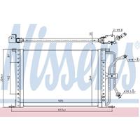 Condensor, airconditioning NISSENS 94277