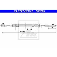 bmw Handremkabel 24372702152