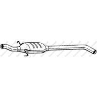 Mittelschalldämpfer Bosal 200-817