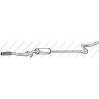 BOSAL Mittelschalldämpfer PEUGEOT,CITROËN 292-053 1717QK,1717TK,1717TL MSD 1717QK,1717TK,1717TL