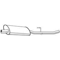 Mittelschalldämpfer Walker 22593