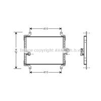 peugeot Condensor, airconditioning