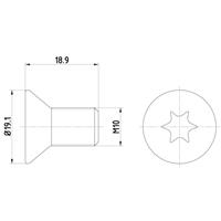 hellapagid Schroef, remschijf HELLA PAGID, u.a. für Mini, Land Rover