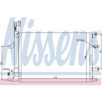 Kondensator, Klimaanlage Nissens 940103