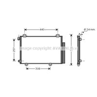 Toyota Condensor, airconditioning