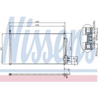 Condensor, airconditioning NISSENS 94432