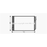 PRASCO Klimakondensator BWA5370D Kondensator,Klimakühler BMW,5 Touring F11,5 F10, F18,7 F01, F02, F03, F04,5 Gran Turismo F07,6 Gran Coupe F06