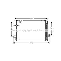 Kondensator, Klimaanlage AVA TOA5409D