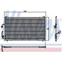 Condensor, airconditioning NISSENS 94224