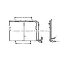 mercedes-benz Condensor, airconditioning
