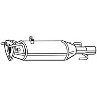 Ruß-/Partikelfilter, Abgasanlage mitte Walker 73164