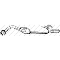 Silencieux Arrière Bosal 278-147