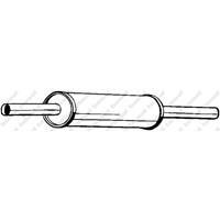 Middendemper BOSAL, u.a. für VW