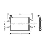 skoda Condensor, airconditioning