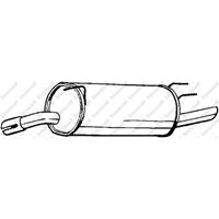 Endschalldämpfer Bosal 185-353