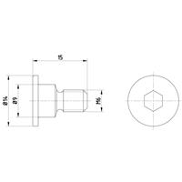 HELLA Schraube, Bremsscheibe 8DZ 355 209-011  MERCEDES-BENZ,CHRYSLER,SSANGYONG,C-CLASS W202,190 W201,SLK R170,E-CLASS W210,Stufenheck W124