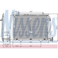 Condensor, airconditioning NISSENS 94284