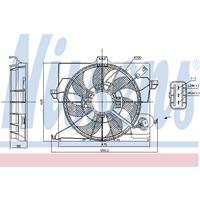 Condensor, airconditioning NISSENS, u.a. für Seat, Skoda, VW, Audi