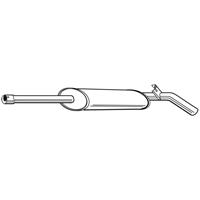 Mittelschalldämpfer Walker 23041