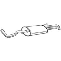 Endschalldämpfer Walker 22977