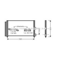 Kondensator, Klimaanlage AVA FT5289D