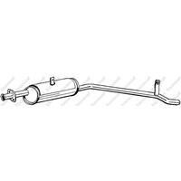 Silencieux Intermédiaire Bosal 279-017