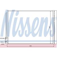 Condensor, airconditioning NISSENS, u.a. für BMW