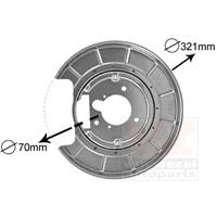 vanwezel VAN WEZEL Ankerblech 4047373 Bremsankerblech,Spritzblech PEUGEOT,406 Break 8E/F,406 Coupe 8C,406 8B