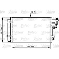 Condensor, airconditioning Valeo, u.a. für Hyundai, KIA