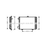 peugeot Condensor, airconditioning